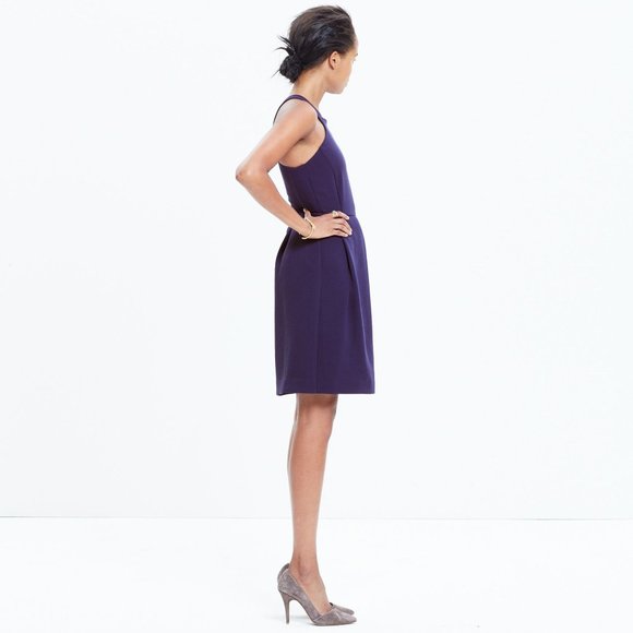 Madewell Marrakech Crepe Halter Cocktail Dress - Picture 2 of 8